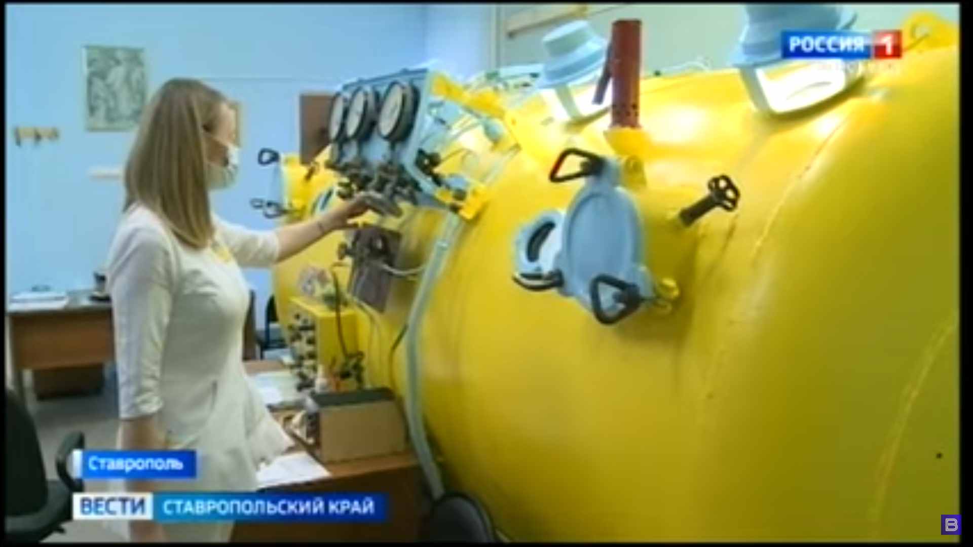 Кислород под давлением. В Ставрополе постковидных пациентов восстанавливают в барокамерах.